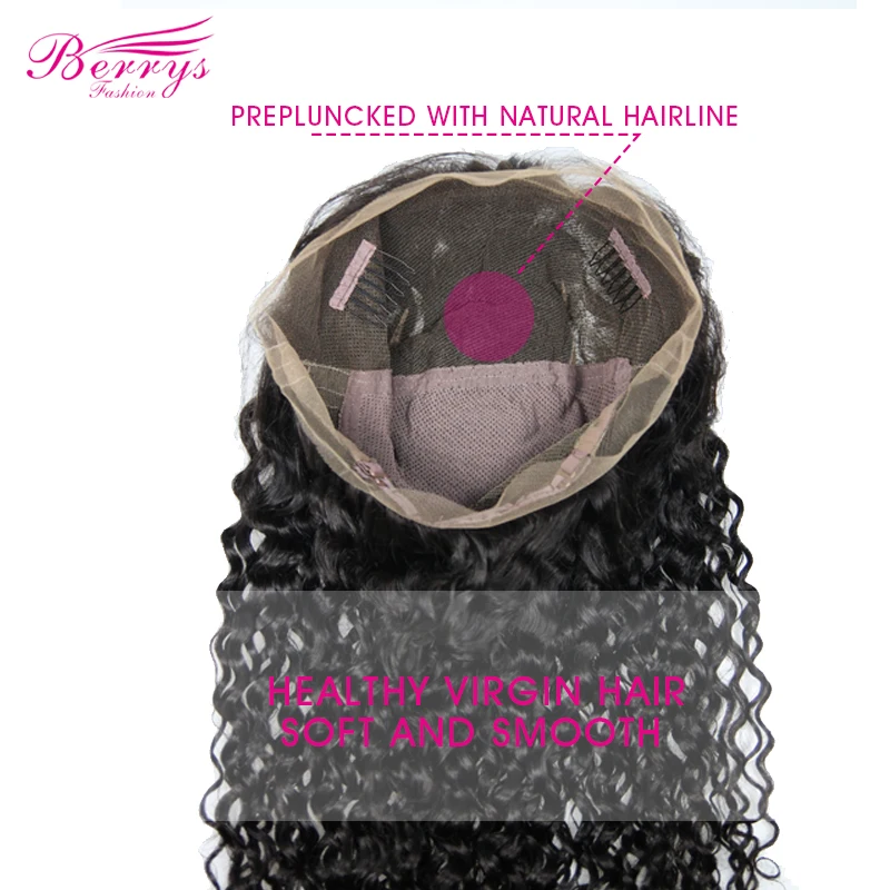 virgin hair deep wave wig