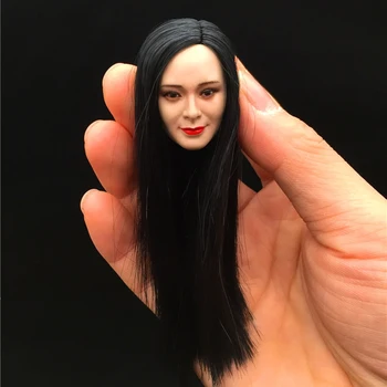 

HEAD 1/6 Scale Asian Beautiful Female Head Sculpt Actress Star Yang Mi Headplay Carving Model for 12" Action Figure Accessory