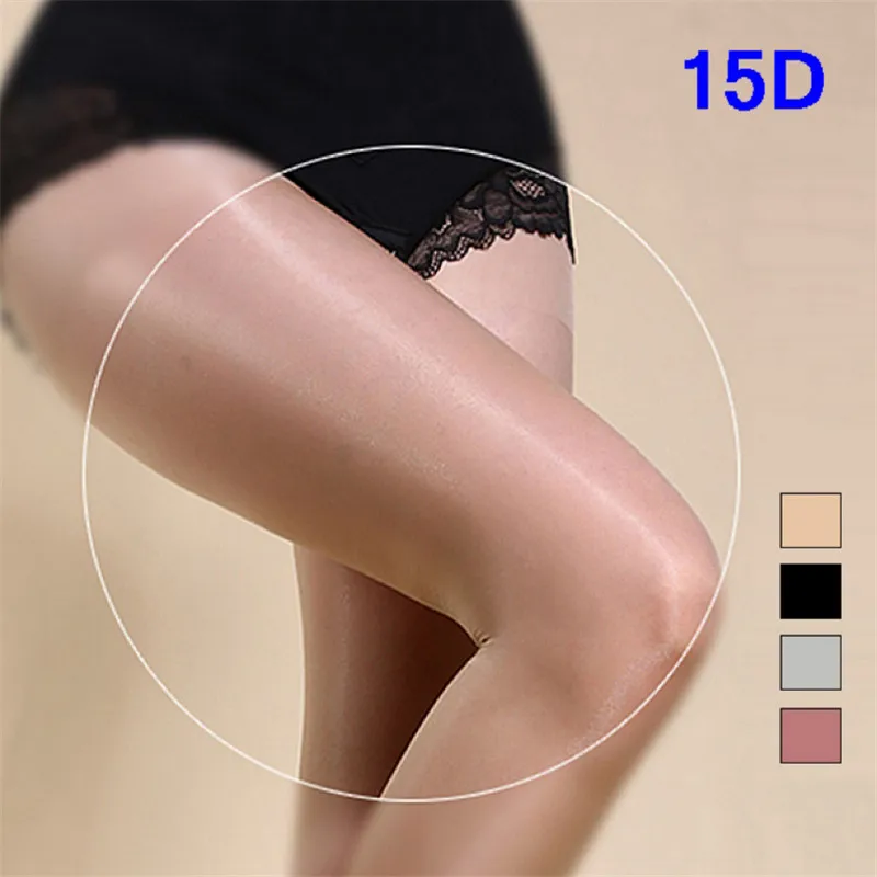 

15D Women's sexy oil Shiny pantyhose, yarns sexy satin Stockings hose,bas resille Fitness Leggings sexy lingerie