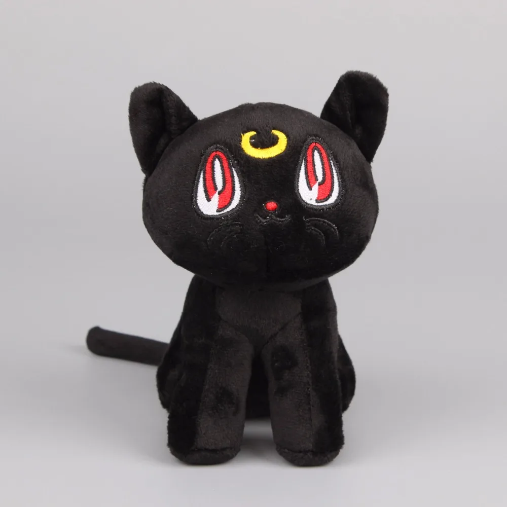 Sailor Moon Soft Plush Toy Stuffed Animal Doll Black Luna Catin Movies