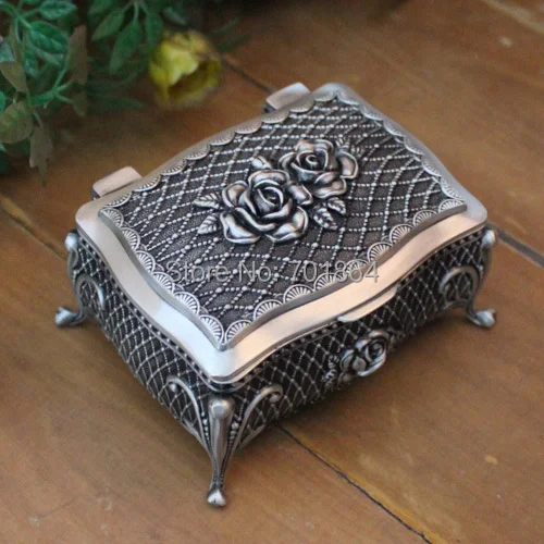 New Arrival Free Shipping Fashion European Style Metal Jewelry Case