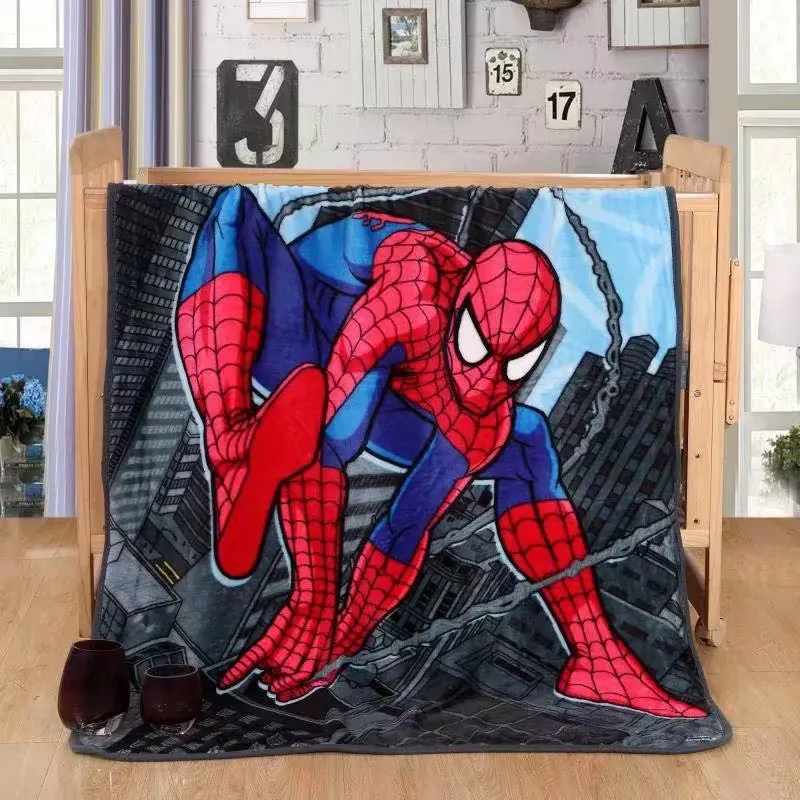 

IVYYE Two Size Spiderman Anime Blanket Plush Velvet Warm Decoration Soft Bed Home Throw Sofa Blankets Unisex Gifts NEW