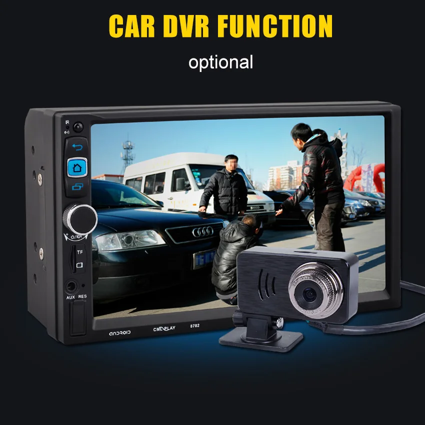 Discount KANOR 2din Universal 7" Android Car Radio Stereo GPS Navigation Bluetooth USB SD Car Multimedia Player Audio Player Autoradio 2