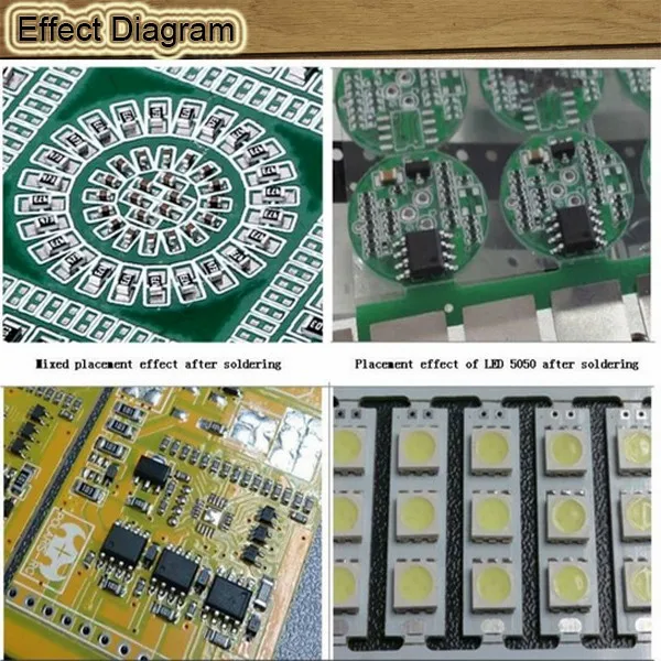 Расширенный SMT выбор и место TVM802A PCB оборудование электронный компонент BGA чип машина с камерой и визуальной системой