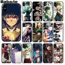 

Babaite My Hero Academia Anime Custom Photo Soft Phone Case for iPhone X XS MAX 6 6s 7 7plus 8 8Plus 5 5S SE XR