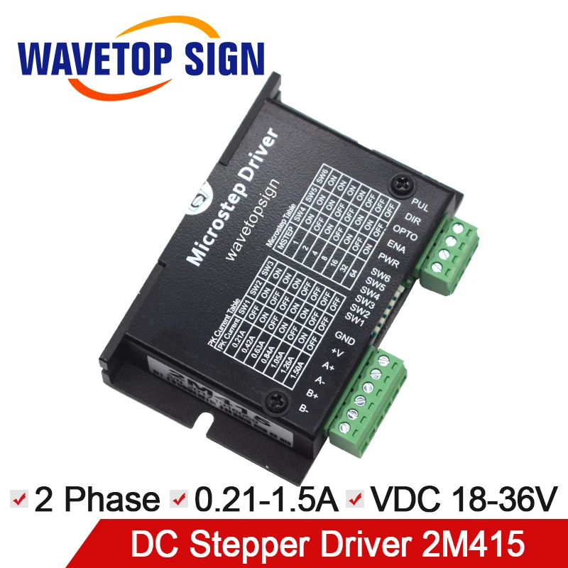 

2M415 2Phase Stepper Motor Driver Stepping Motor Control Card Plenty In Stocks Speed 2 Years Warranty for Engraving Machine