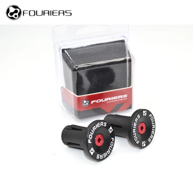 

2 pieces a set Fouriers Alloy Plastic Bar Ends Screw on plugs For handlebar tape MTB Bicycle Screw on plugs size 17mm to 21mm