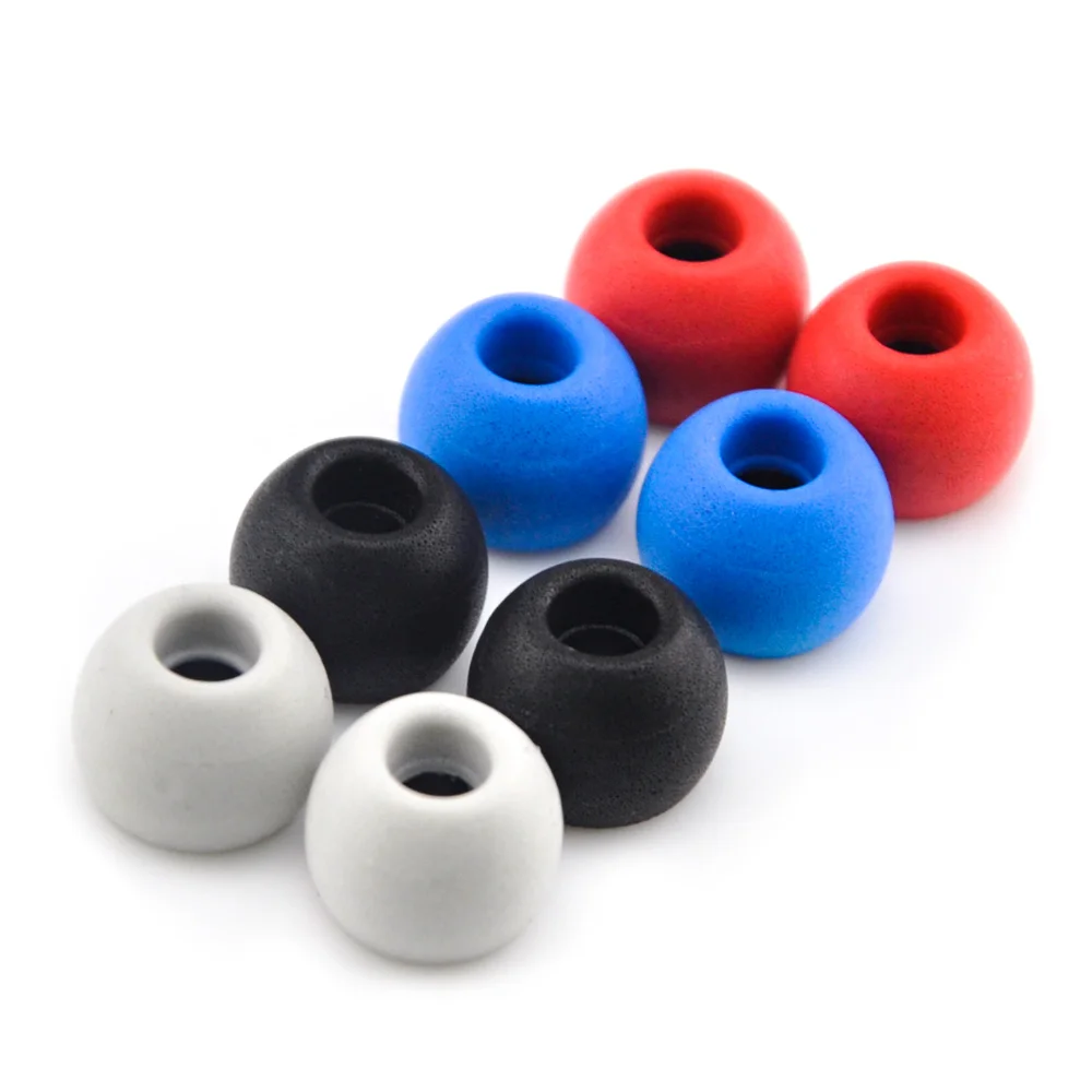 Buy Wooeasy 4pairs(8pcs) Noise Isolating Memory Foam 5mm Oval Ear Tips Slow