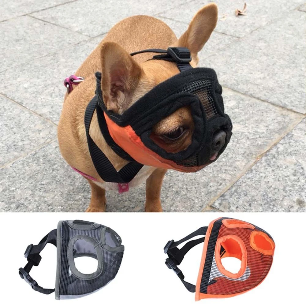 New Pet Anti Bite Mask Adjustable Anti Barking Dog Muzzle Bite proof