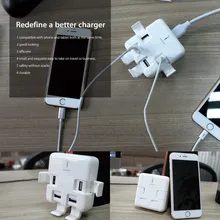 5V 4A MIni 4 Ports USB DOCK Stand charger adapter for apple ipad iphone 6 6s plus se 5 5s 4 4s ipad mini air pro samsung tablet