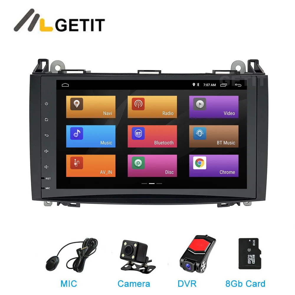 

DSP 9 inch Android 9.0 Car GPS Radio Stereo for Mercedes Benz B200 W169 W245 Viano Vito W639 Sprinter W906 VW Crafter