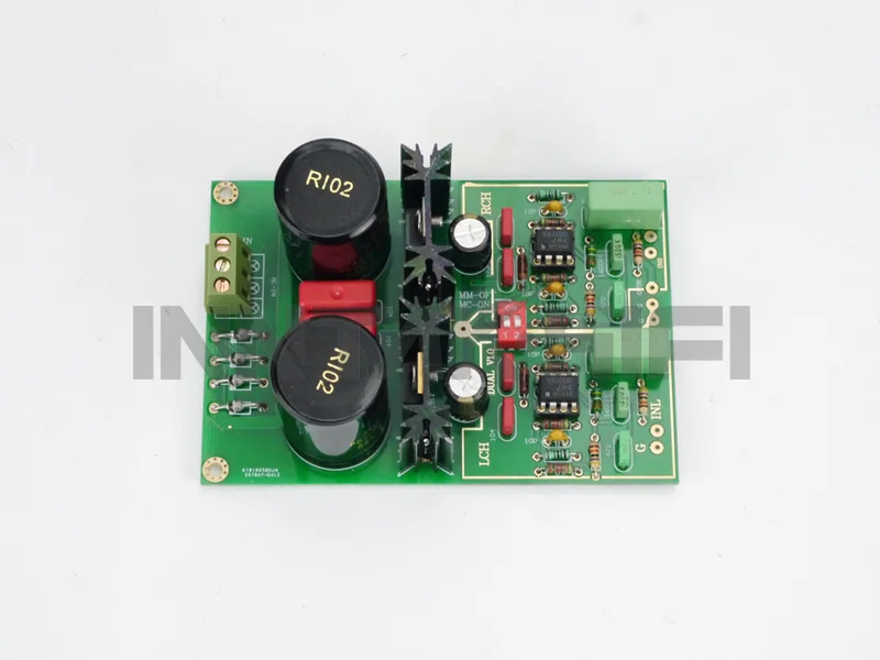 1 шт. в сборе Германия двойная цепь мм/MC Phono Stage HIFI Плата усилителя|Усилители