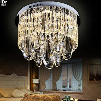 

Crystal modern minimalist restaurant lamp bedroom lamp creative LED ring lights lamp Ceiling Lights High-grade light Dia450mm