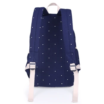 

3Pcs/Sets Korean Casual Women Backpacks Canvas Book Bags Preppy Style School Back Bags for Teenage Girls Composite Bag backpac