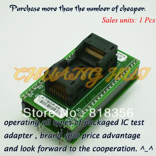 Адаптер для программатора LEAPER 48 адаптер TSOP48 IC тестовая розетка IC|adapter skype|adapt usaadapter