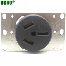 Американский 250 В 50A 3 отверстия США NEMA L10-50R Австралия генератор Выход анти-офф австралийской промышленности мощность розетка встроенный провод разъем