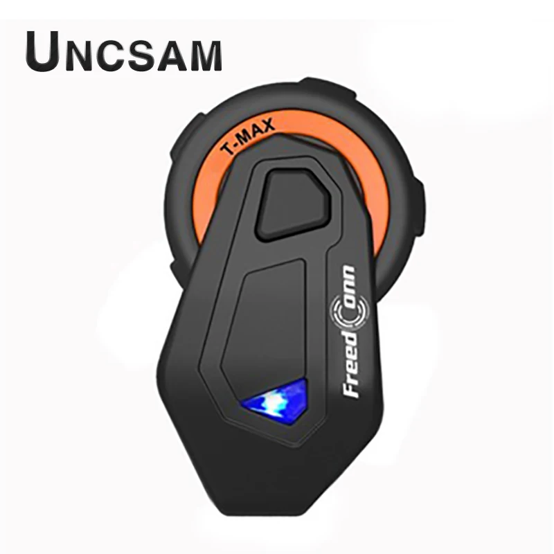 

UNCSAM Motorcycle Mountain Bike Helmet Bluetooth Walkie Talkie 6 Driver Headphones with FM Radio moto intercomunicador Bluetooth