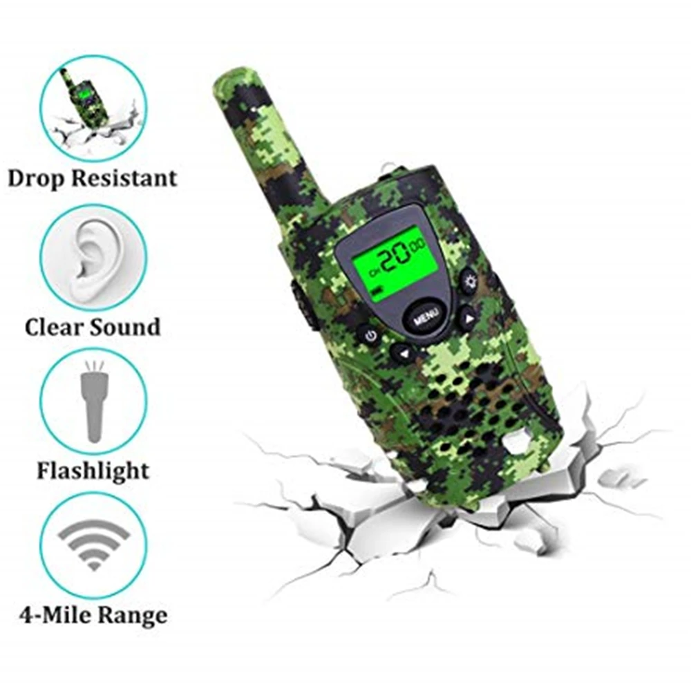 2pcs Mini Walkie Talkies T38 Kids Radio 0.5W FRS/GMRS  8/22CH PMR446 Support USB Charging  LCD Display 2 Way Radio Children Gift 2pcs Mini Walkie Talkies T38 Kids Radio 0.5W FRS/GMRS  8/22CH PMR446 Support USB Charging  LCD Display 2 Way Radio Children Gift