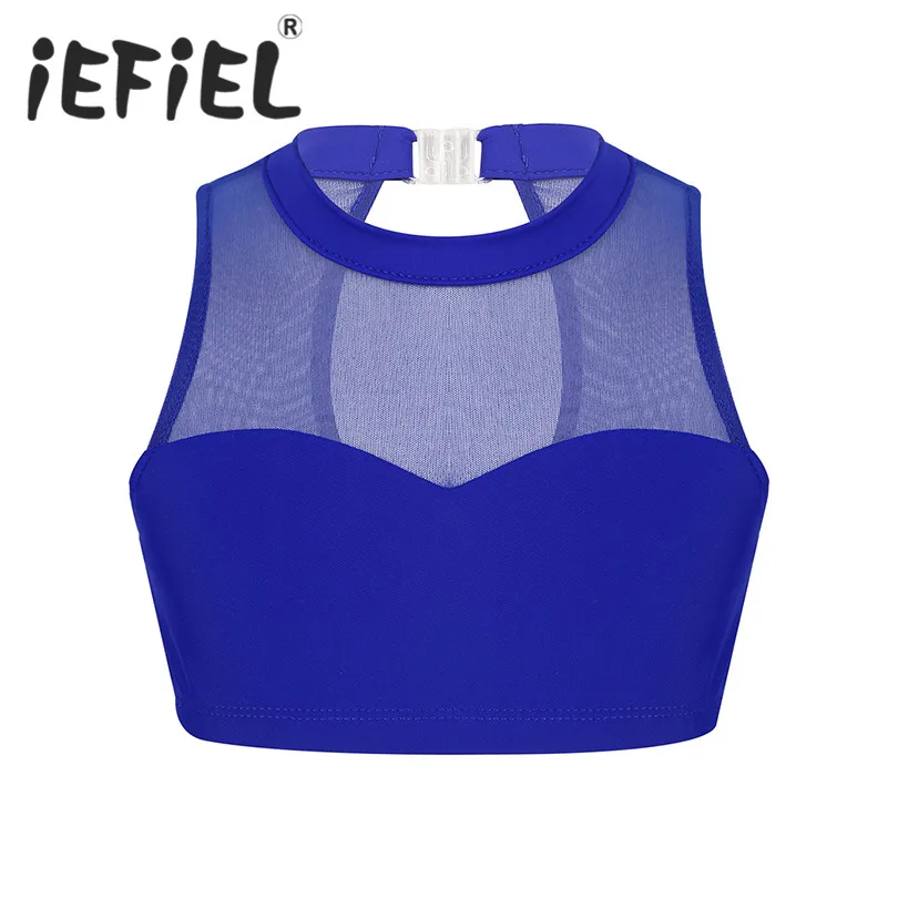 

Kids Children Dance Tank Tops for Girls Ballet Dance Gymnastics Tops Ballerina Stage Performance Kids Dance Class Exercise Wear