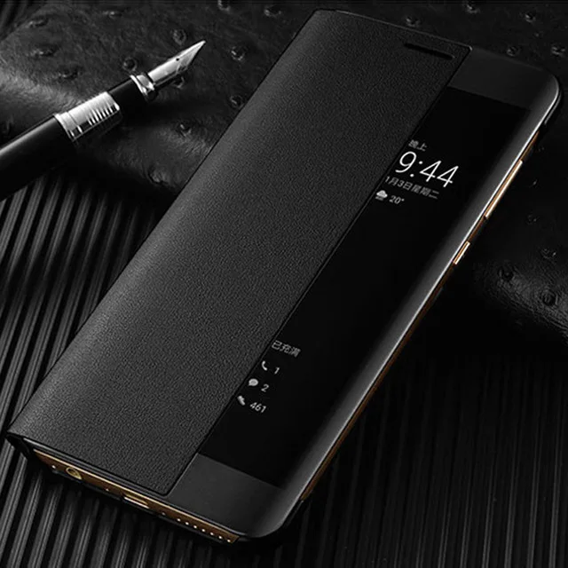 cute huawei phone cases Flip Wallet Cover Cao Cấp Bao Da Điện Thoại Cho Huawei Mate 10 Pro Huawe Mate10 Mate10pro 10pro 360 Bảo Vệ Cửa Sổ Thông Minh quan điểm cute huawei phone cases Cases For Huawei