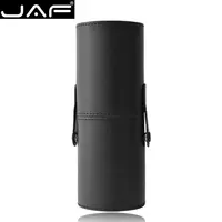 JAF пустой держатель для кисточек портативные дорожные кисти для макияжа цилиндрический держатель косметический Органайзер чехол из искусственной кожи контейнер для хранения - изображение