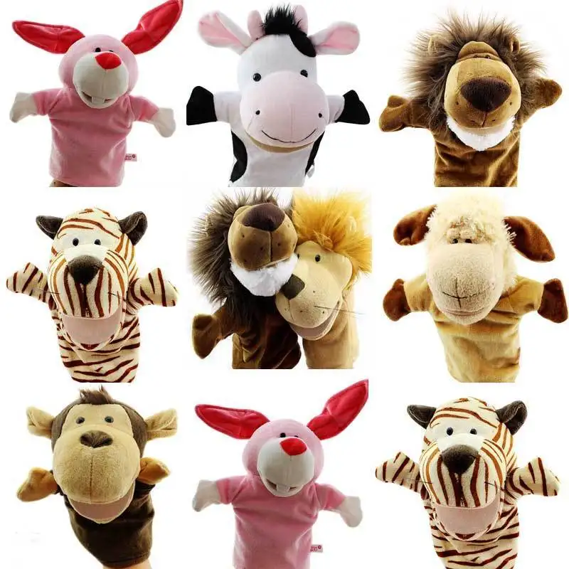 

Animal Pattern Hand Glove Puppet Plush Puppets Kid Role Play Toys Story Puzzle