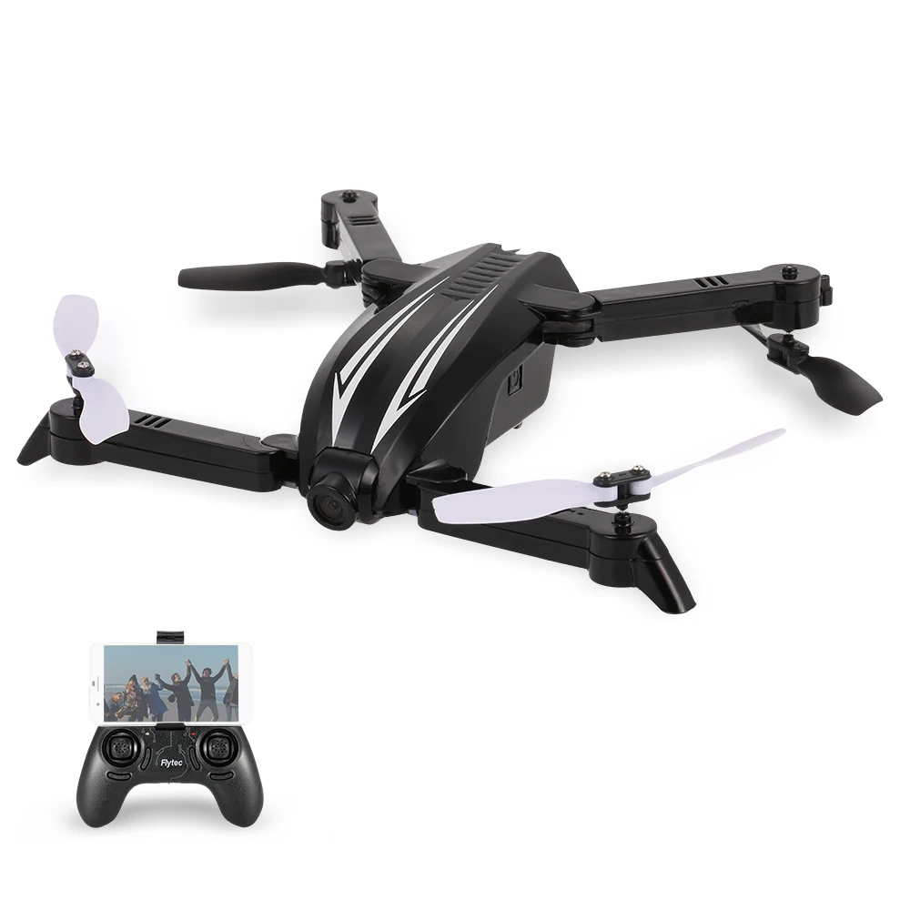 

Flytec T13 WiFi FPV 720P FOV Wide Angle Camera Foldable RC Quadcopter Height Hold Selfie Drone Remote Control Helicopter Drones