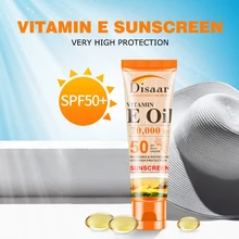 Витамин Е солнцезащитный крем увлажняющий дышащий анти-УФ SPF50+ PA+++ солнцезащитный крем для лица тела