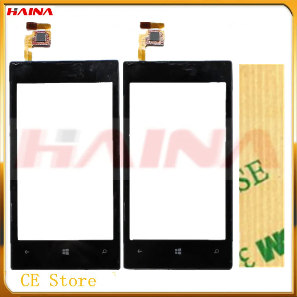 Сенсорный экран 4 0 дюйма 100% ok с рамкой для Nokia Lumia 520 N520 дигитайзер переднее стекло