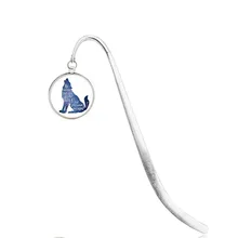 Металлическая Закладка с буквами Wolf queen Fire Binder каталожные разделители для чтения книг Закладка mate Marker дизайн