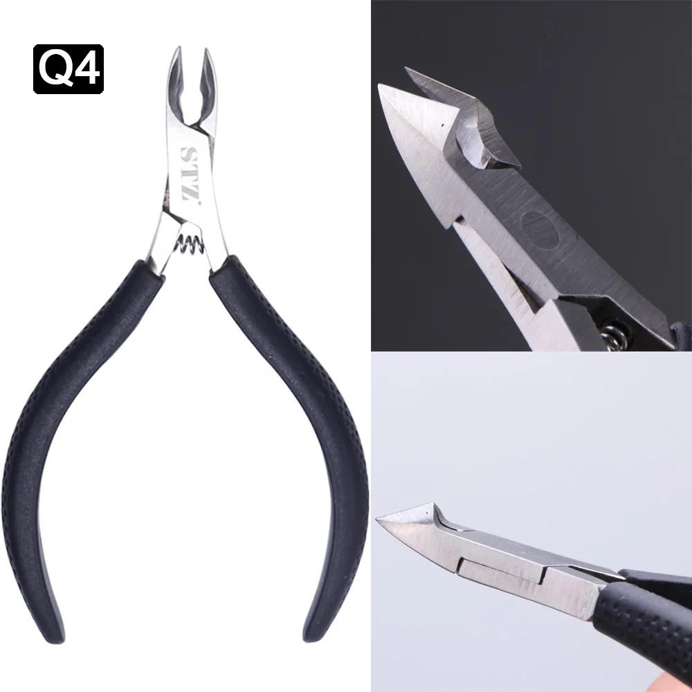 1PC Podiatry Nail Clippers Nail Correction Nippers Clipper Cutters Dead Skin Dirt Remover Stainless Steel Knife Pedicure JIQ1-8