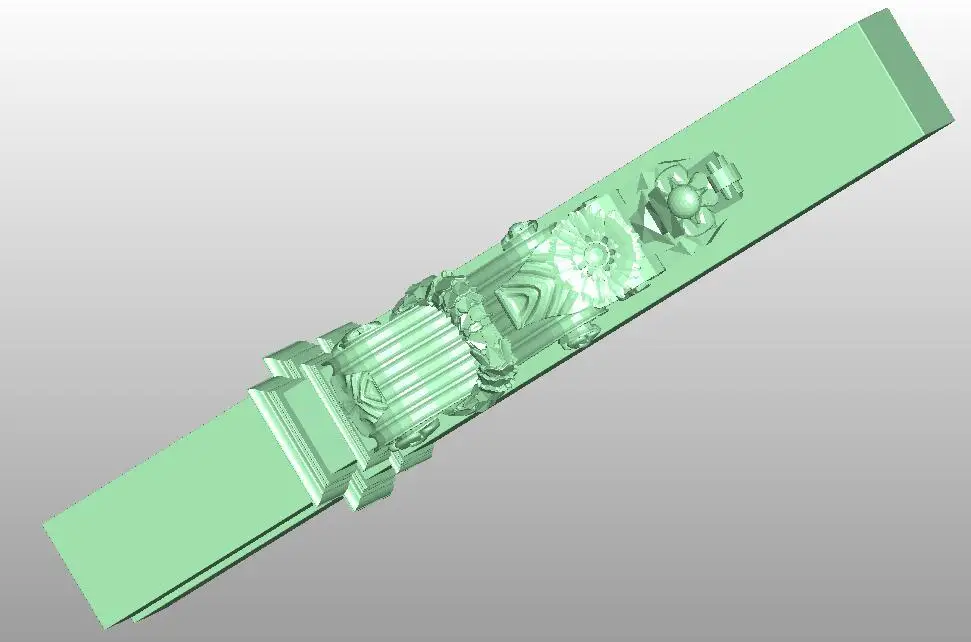 Рельефная модель ножек для мебели STL ЧПУ маршрутизатора резьбы гравировки типа 3
