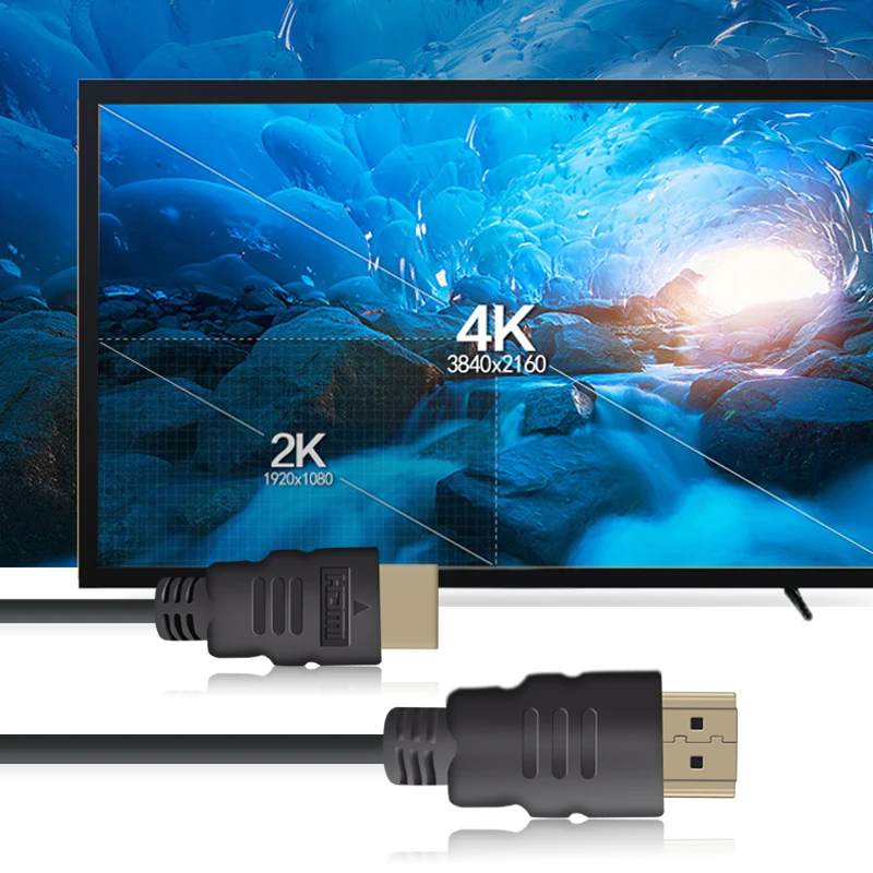 Hdmi-кабель HDMI в HDMI 2,0 HDR 4K для разветвителя удлинителя, адаптера, hdd-переключатель, PS4, Xiaomi tv Box, 5 м, 3 м кабель HDMI