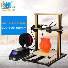 CRCREALITY 3D CR-10 DIY 3D Printer Kits Large Size 300*300*300mm Easy Assemble Printer 3D Filament SD Card,Tools As Gift