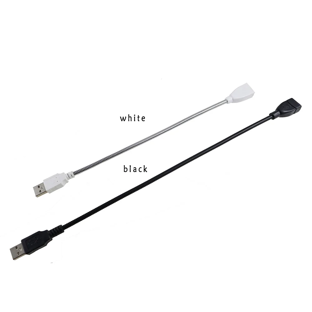 USB flexible Metal hose USB extension cable 4 core 6*350mm To Female