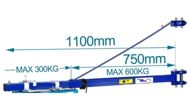 300-600кг 750-1000 мм кронштейн крепкого качества для мини электрической стальной тросовой лебедки, подъемный PA мини блок, кран оборудование - Цвет: 60080099