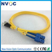 30 шт./пакет, SM, 9/125, G652D, дуплекс, 2 м, 3,0 мм, ПВХ оболочка, SC/UPC-FC/оптический патч-корд оптоволоконный патч-корд/SC-FC перемычка для оптоволоконного кабеля
