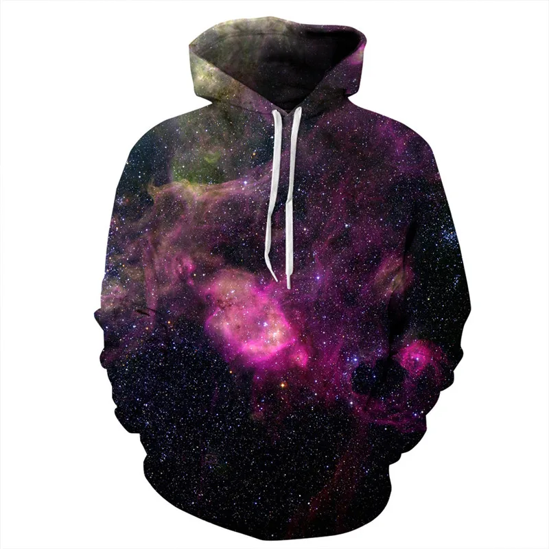  Space Galaxy Hoodies 3d Sweatshirts Men&Women Hoodie Print Star Nebula Couple Tracksuit Autumn Wint