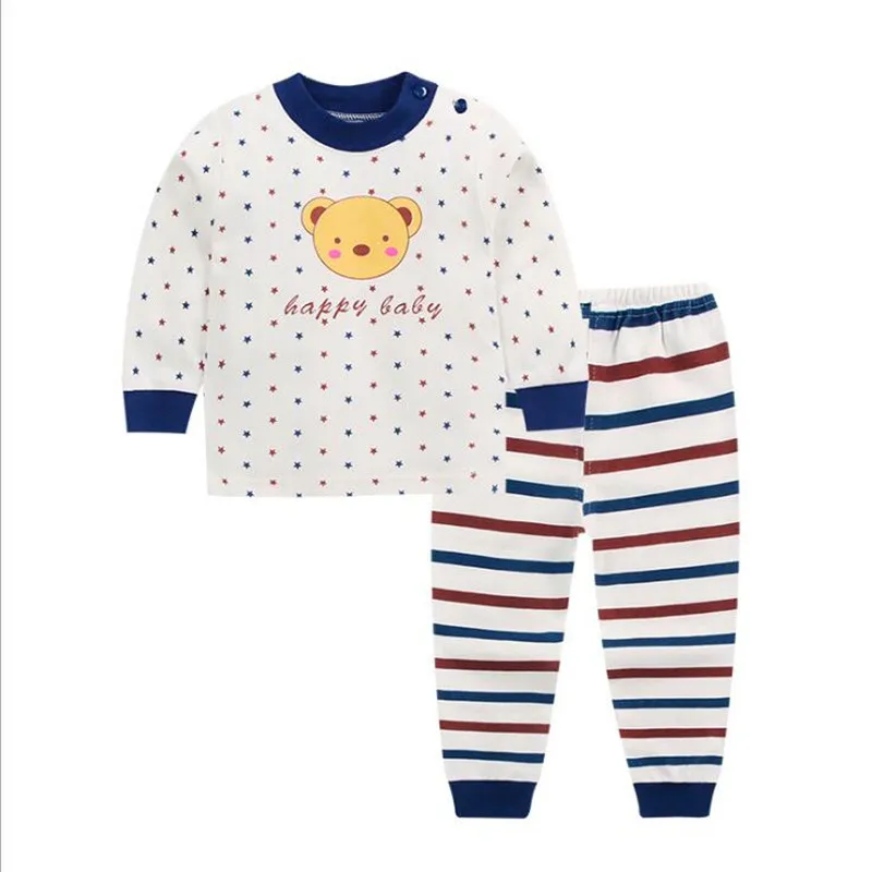 Рубашка с рисунком+ штаны; комплект детской одежды из 2 предметов; комплект одежды с длинными рукавами для маленьких мальчиков и девочек - Цвет: Золотой