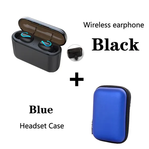 Беспроводные наушники Bluetooth 5,0 для huawei honor 20i 10i 10 20 9 lite V20 V10 note 8X MAX 8A 8C 6X Play Music - Цвет: double add blue bag