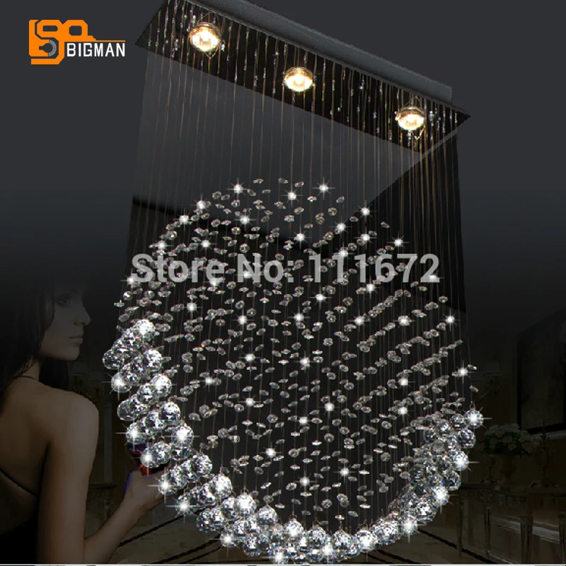 

new item modern crystal chandelier of living room lustre de cristal lampe free shipping