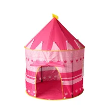 Открытый домик-Замок принцессы для девочек, палатка, портативные Детские игрушечные палатки, Открытый сад, складной, всплывающая комната