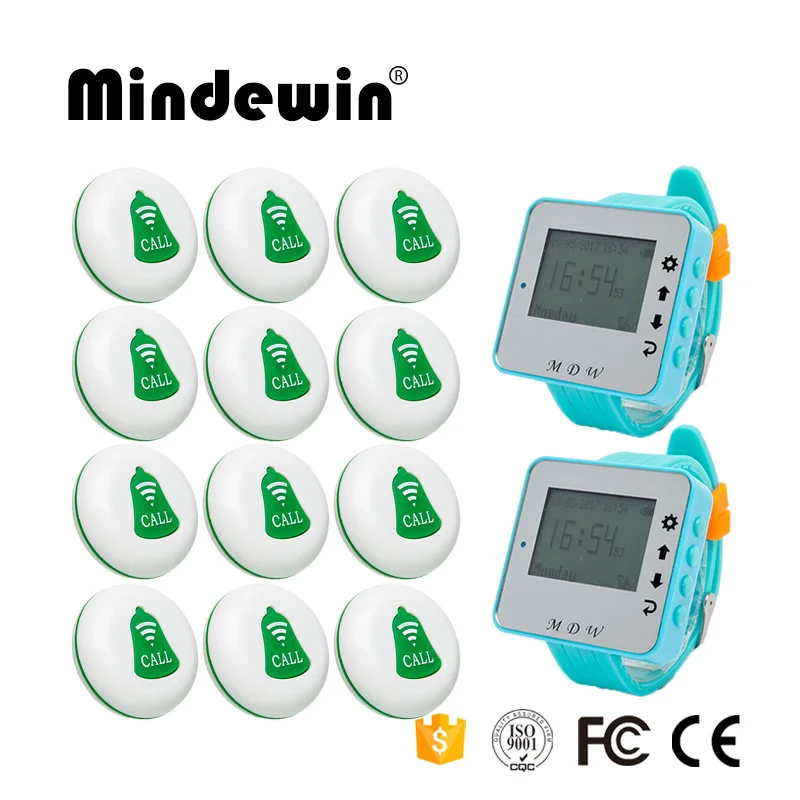 Mindewin Wireless calling Bell System for Restaurant Pager