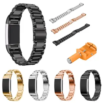 

HIPERDEAL Stainless Steel Replacement Metal Wristband Watch Band Strap For Fitbit Charge 2 18Jun09 Drop Ship F