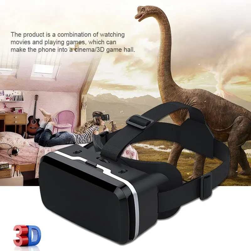 VR SHINECON оригинальные 3D VR игровые очки AR очки дополненной реальности Гарнитура для смартфона высокое качество