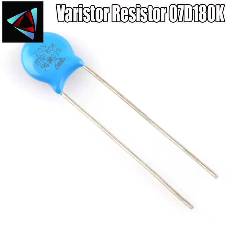 

30PCS 07D180K Varistors 18V Piezoresistor Metal Voltage Dependent Resistor Piezoresistance