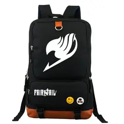 Fairy Tail дети Bagpack Серебристые дети Рюкзаки для девочек и мальчиков сумка подростками мультфильм мешок студенты сумка Школьный рюкзак