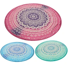 Ручной работы летние пляжные полотенца кружева с цветочными рисунками Ленточки круглое одеяло; Банное полотенце Плавание накидки, супервпитывающий Коврик для йоги
