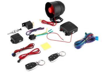 

by DHL 50 sets Car Alarm Vehicle Protection Security System Keyless Entry Siren+2 Remote Control Burglar car-styling acessories