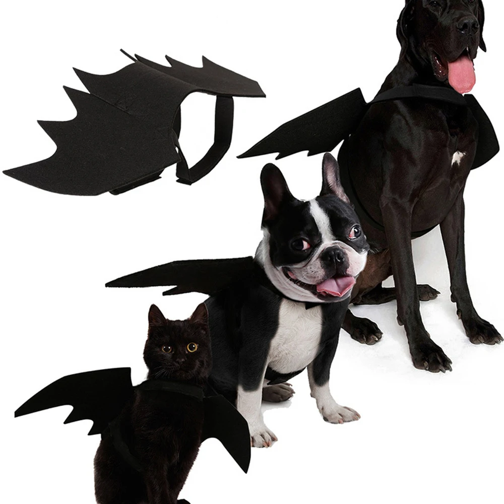 Halloween Cute Dog Cosplay Costume Pet Bat Wings Cat Dog Bat Costume Decorations Hot Sale Funny Clothes New Arrival